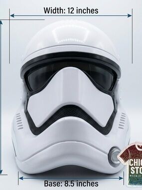 Disney Store Star Wars 1st Order Stormtrooper Voice Changer Talking Helmet Mask
